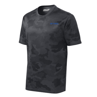 Air Force Academy Wordmark Outline — Camohex Iron Grey
