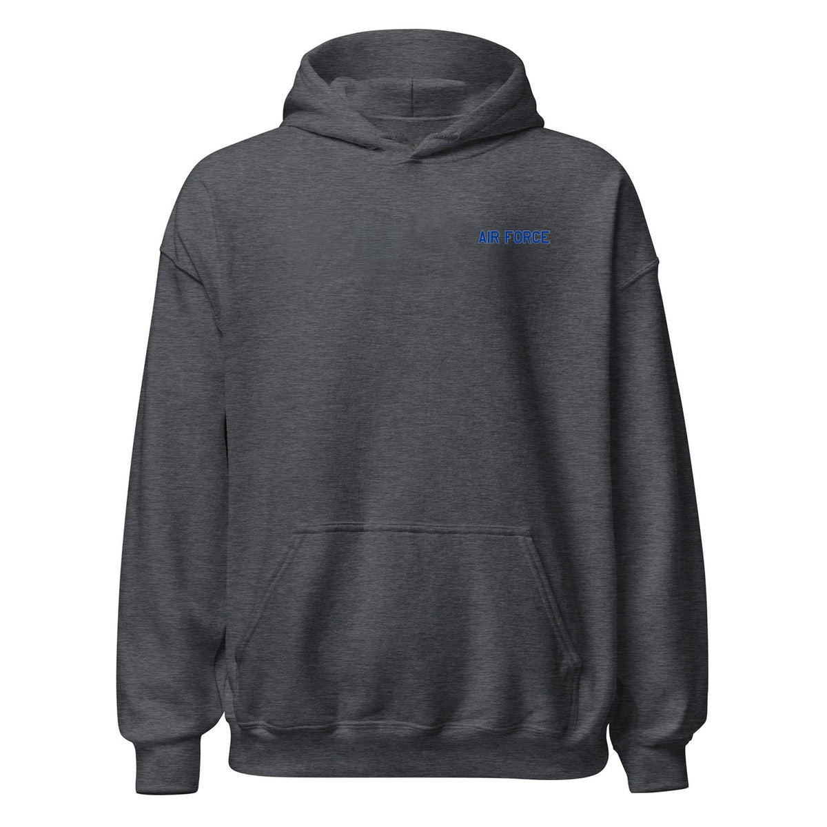 Air Force Academy Wordmark Outline — Charcoal Heather