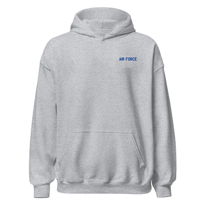 Air Force Academy Wordmark Outline — Heather Grey