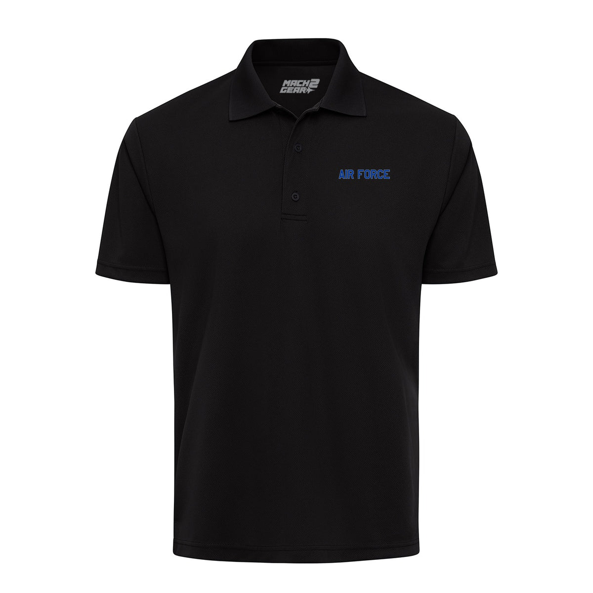 Air Force Academy Wordmark Outline — Black