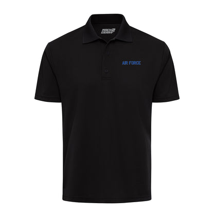 Air Force Academy Wordmark Outline — Black