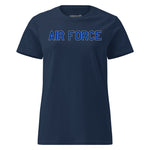 Air Force Academy Wordmark Outline — Navy