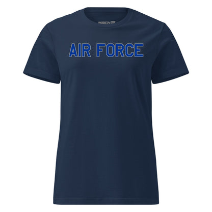 Air Force Academy Wordmark Outline — Navy