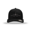 B-1 Lancer Silhouette Flexfit Trucker Hat - Black