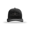 B-1 Lancer Silhouette Structured Trucker Hat - Black