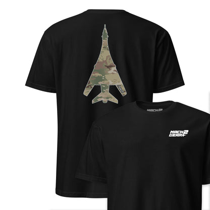 B-1 "Lancer" OCP Camo Silhouette Front & Back T-Shirt