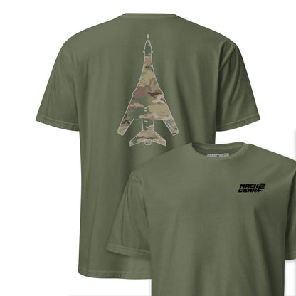 B-1 "Lancer" OCP Camo Silhouette Front & Back T-Shirt
