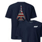 B-1 "Lancer" Rivet Flag Front & Back T-Shirt