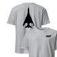 B-1 "Lancer" Stealth Silhouette Front & Back T-Shirt