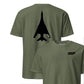 B-1 "Lancer" Stealth Silhouette Front & Back T-Shirt
