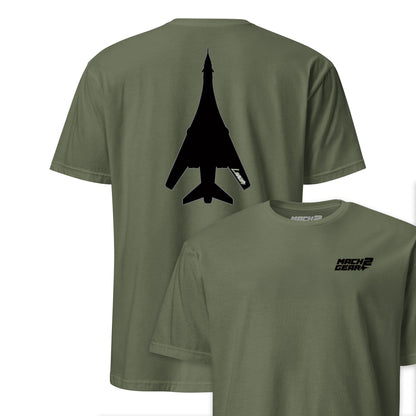 B-1 "Lancer" Stealth Silhouette Front & Back T-Shirt