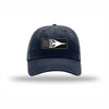 B-1 Aircraft Flag Carbon Fiber Patch Dad Hat - NAVY