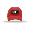 B-1 Aircraft Flag Carbon Fiber Patch Dad Hat - RED