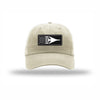 B-1 Aircraft Flag Carbon Fiber Patch Dad Hat - STONE