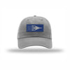 B-1 Aircraft Flag Royal & Silver Patch Dad Hat - GREY