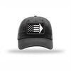 B-2 Aircraft Flag Carbon Fiber Patch Dad Hat - BLACK