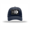 B-2 Aircraft Flag Carbon Fiber Patch Dad Hat - NAVY