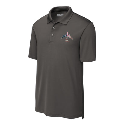 B-52 "Buff" Rivet Flag Performance Polo