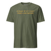 Beware of Jet Blast Props & Rotors T-Shirt - Military Green