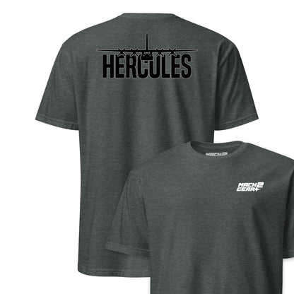 C-130 "Hercules" Blackout Front & Back T-Shirt