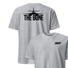 B-1 "The Bone" Blackout Front & Back T-Shirt - Heather Gray