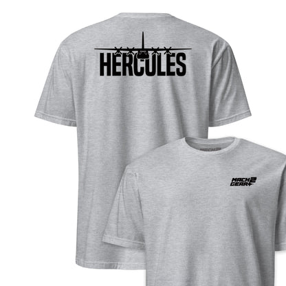 C-130 "Hercules" Blackout Front & Back T-Shirt