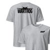 A-10 "Warthog" Blackout Front & Back T-Shirt - Heather Gray