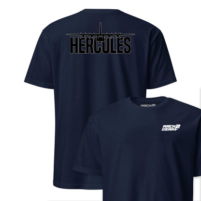 C-130 "Hercules" Blackout Front & Back T-Shirt