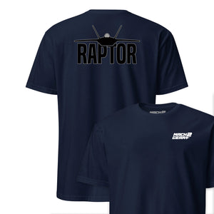 F-22 "Raptor" Blackout Front & Back T-Shirt