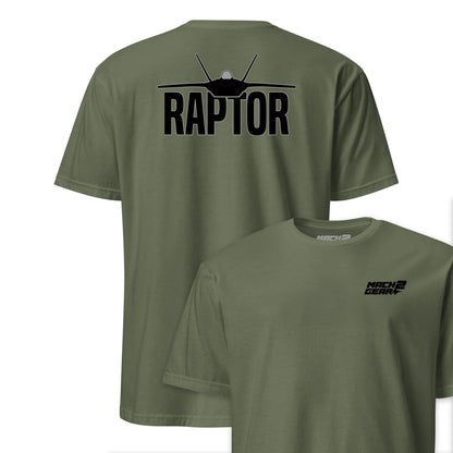 F-22 "Raptor" Blackout Front & Back T-Shirt
