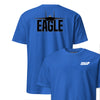 F-15 "Eagle" Blackout Front & Back T-Shirt - Royal