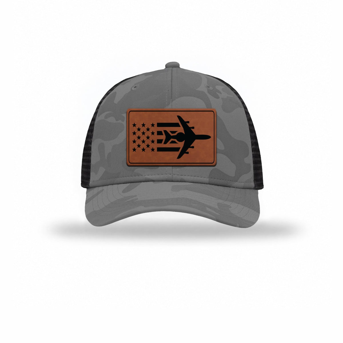 E-3 Aircraft Flag — GREY CAMO/BLACK