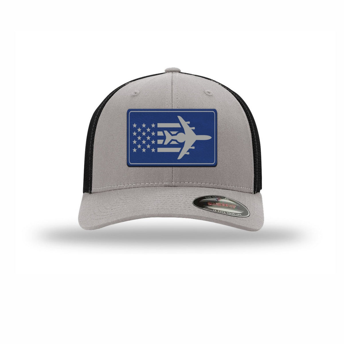E-3 Aircraft Flag — SILVER/BLACK