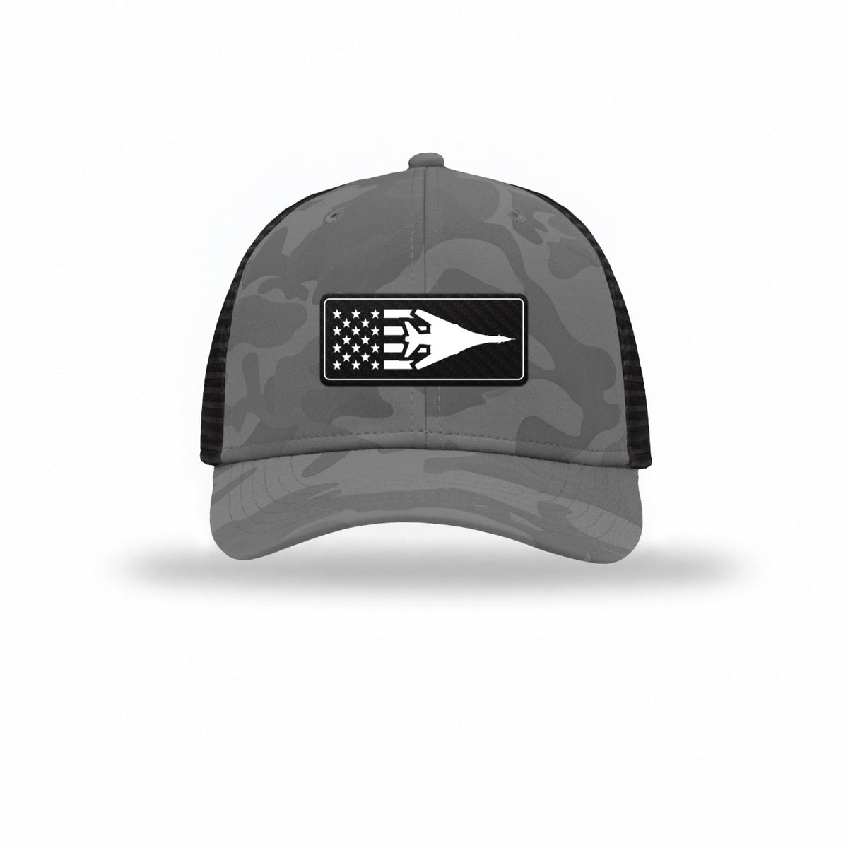 B-1 Aircraft Flag — GREY CAMO/BLACK
