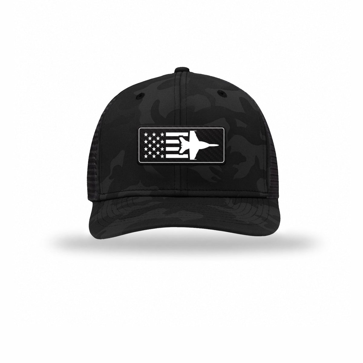 F-18 Aircraft Flag — BLACK CAMO/BLACK