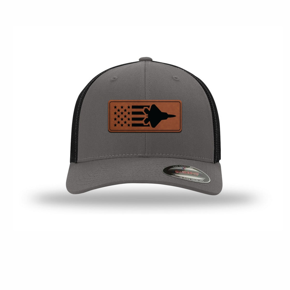 F-22 Aircraft Flag — GRAPHITE/BLACK