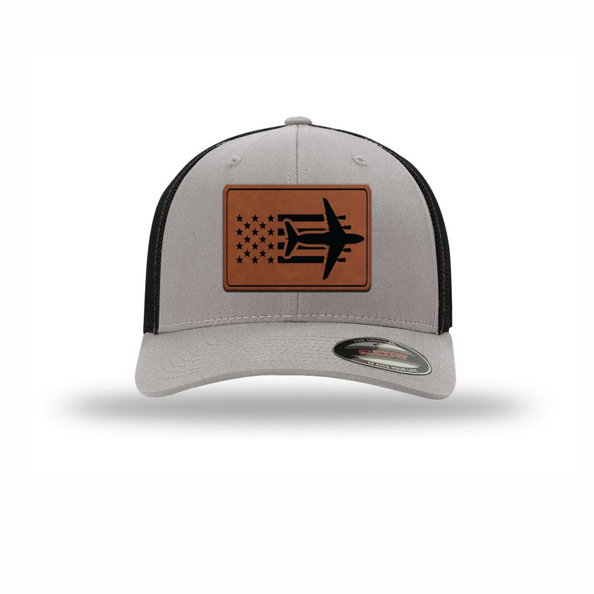 C-17 Aircraft Flag — SILVER/BLACK