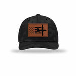 C-130 Aircraft Flag — BLACK CAMO/BLACK