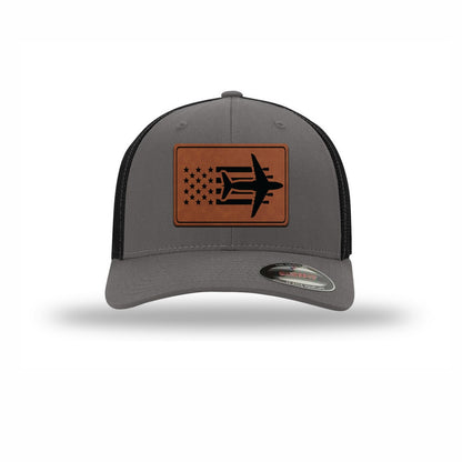 C-17 Aircraft Flag — GRAPHITE/BLACK