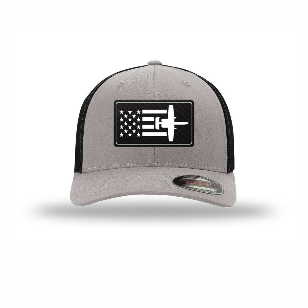 A-10 Aircraft Flag — SILVER/BLACK