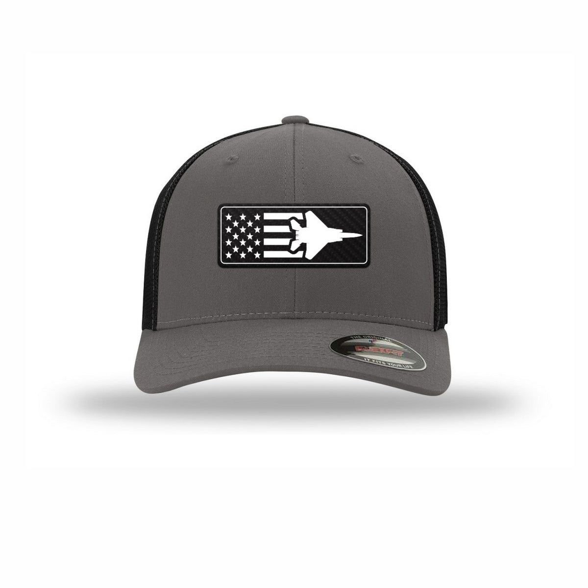 F-15 Aircraft Flag — GRAPHITE/BLACK
