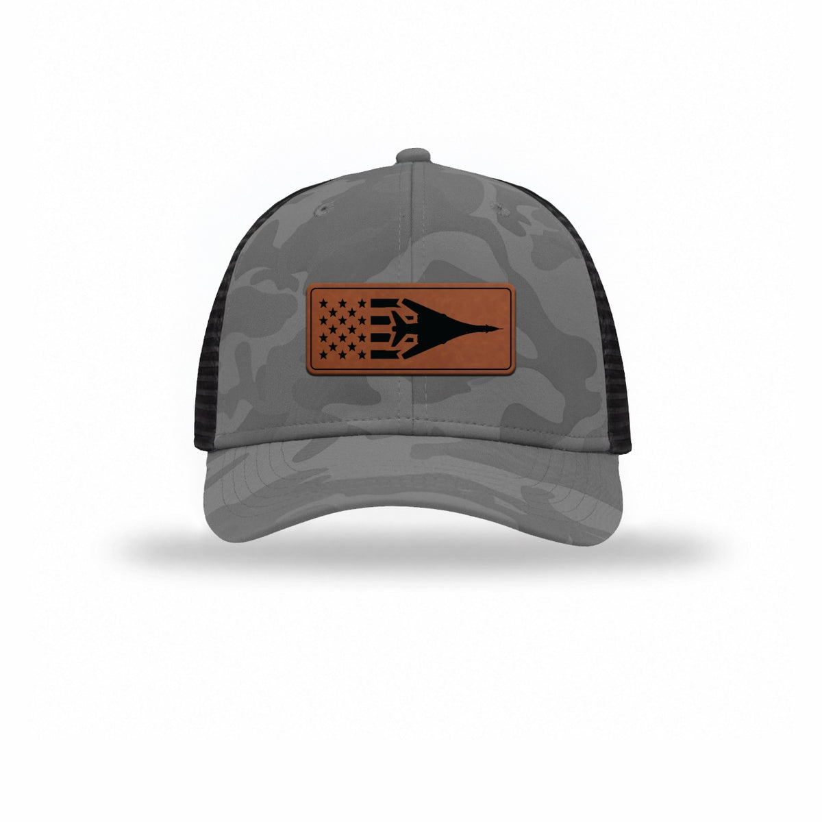 B-1 Aircraft Flag — GREY CAMO/BLACK