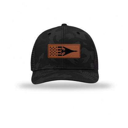 B-1 Aircraft Flag — BLACK CAMO/BLACK