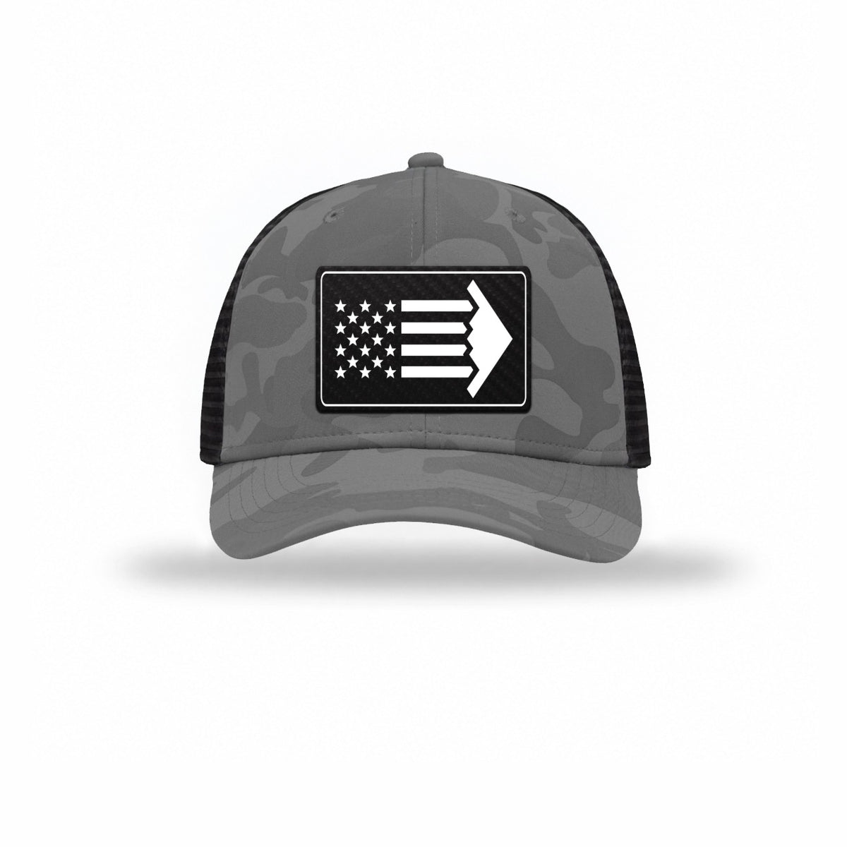 B-2 Aircraft Flag — GREY CAMO/BLACK