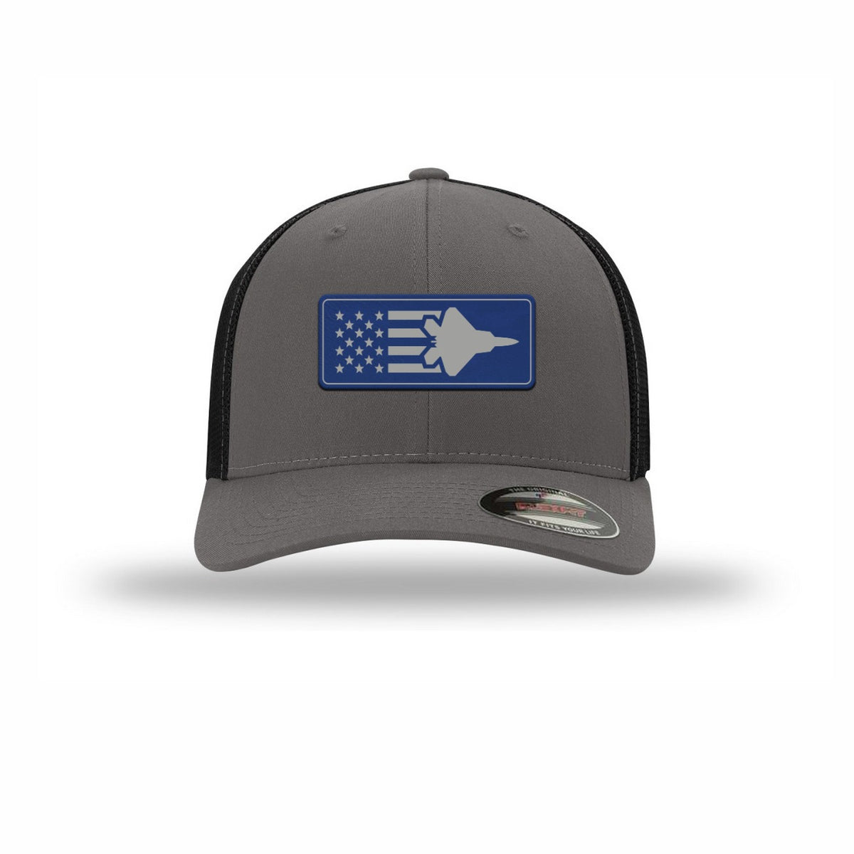 F-22 Aircraft Flag — GRAPHITE/BLACK