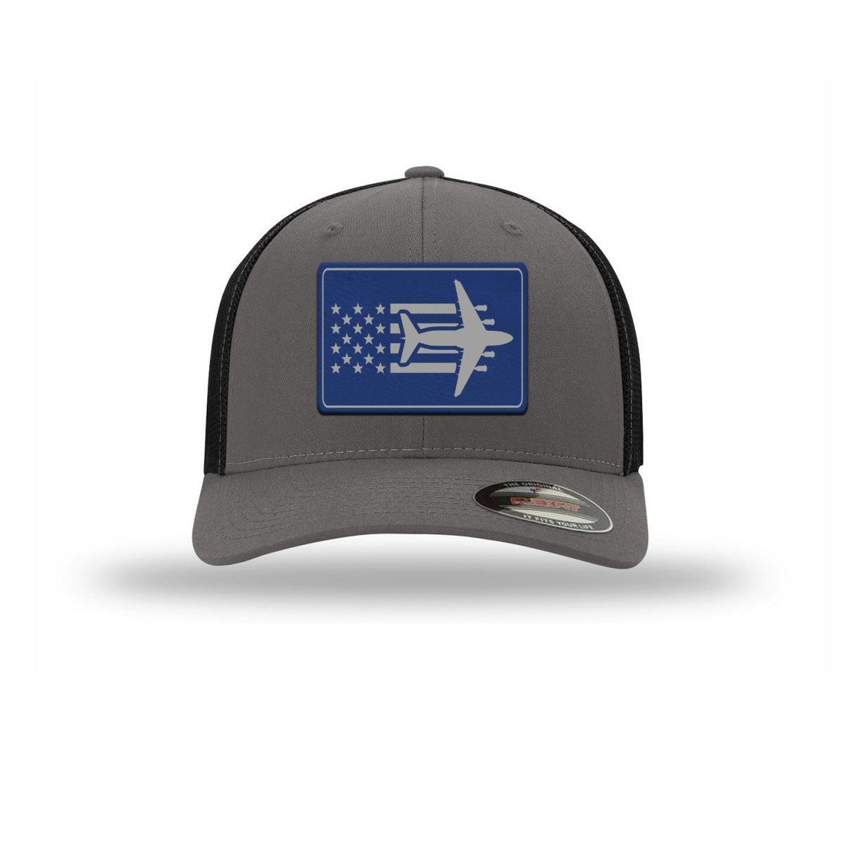 C-17 Aircraft Flag — GRAPHITE/BLACK