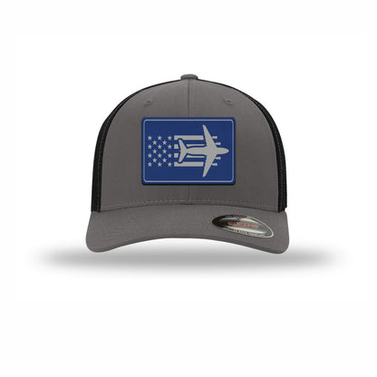 C-17 Aircraft Flag — GRAPHITE/BLACK