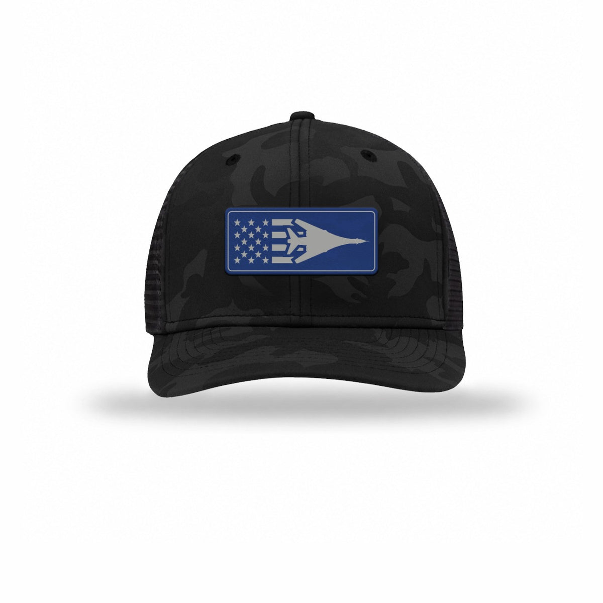 B-1 Aircraft Flag — BLACK CAMO/BLACK