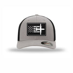 C-130 Aircraft Flag — SILVER/BLACK