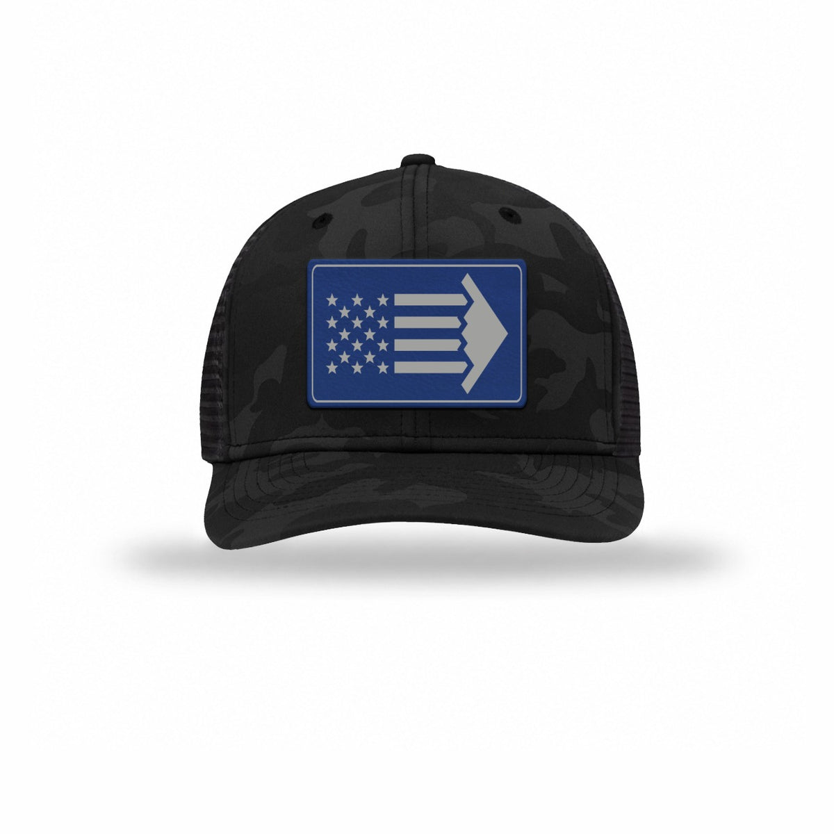 B-2 Aircraft Flag — BLACK CAMO/BLACK